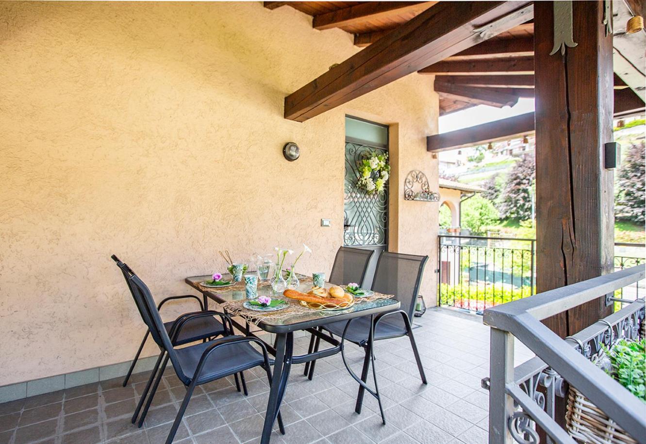 L'Acero Rosso - Giardino Privato E Box Auto Villa Menaggio Dış mekan fotoğraf