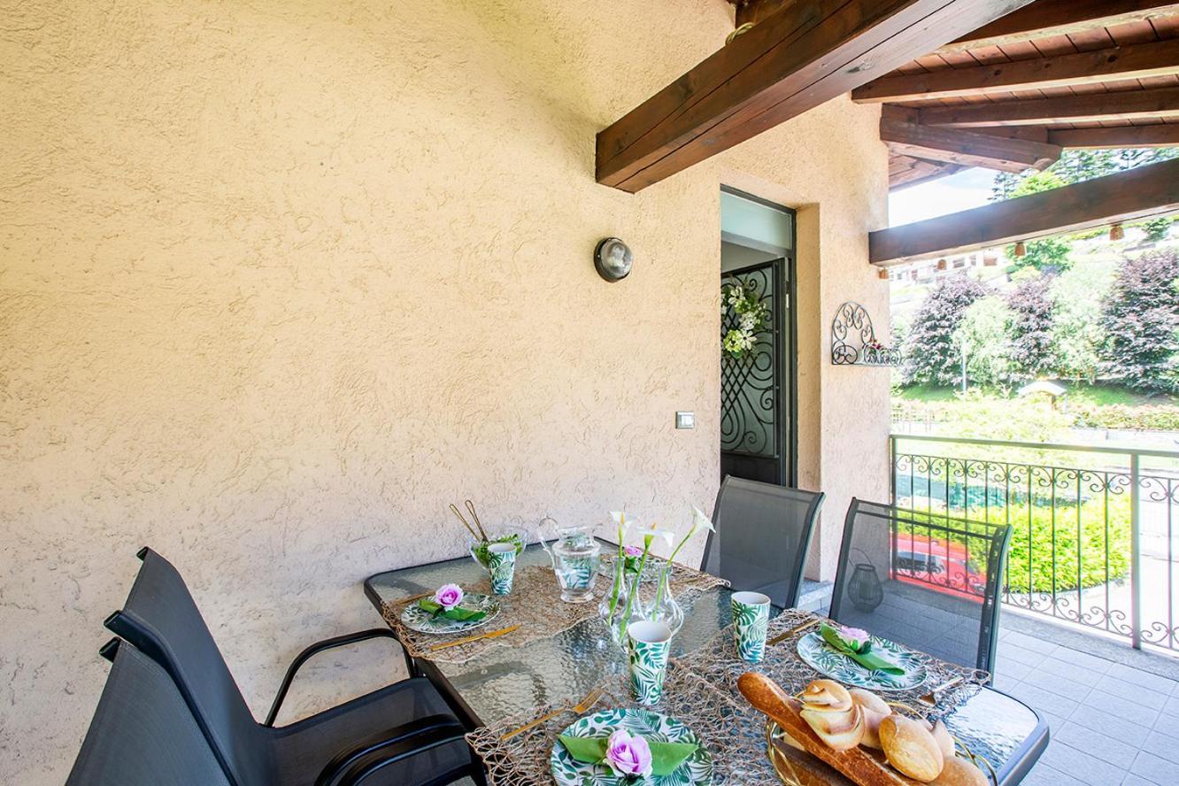 L'Acero Rosso - Giardino Privato E Box Auto Villa Menaggio Dış mekan fotoğraf